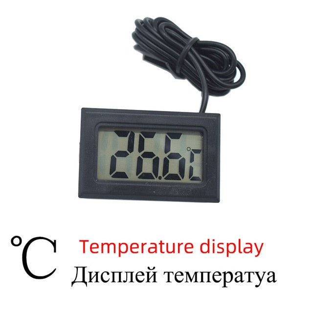 Mini Digital Humidity Meter Thermometer Hygrometer Sensor Gauge LCD Temperature Refrigerator Aquarium Monitoring Display Indoor
