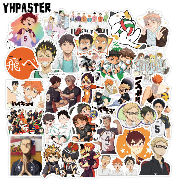 10/30/50pcs Haikyuu!! Graffiti  Stickers Volleyball Japanese Anime For Suitcase Laptop Luggage Motorcycle Phone Skateboard Car
