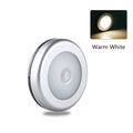 Dersoy PIR Motion Round Sensor Cabinet Light Auto Smart Night Lamp LED Lights For Home Bedroom Closet Kitchen Wardrobe Light