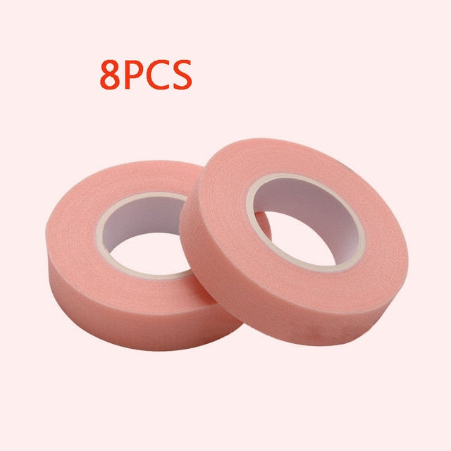 Eyelash Extension Green Tape Sticker Isolation With Holes Breathable Sensitive Resistant Non-woven Patches Eye Pads Makeup Tool