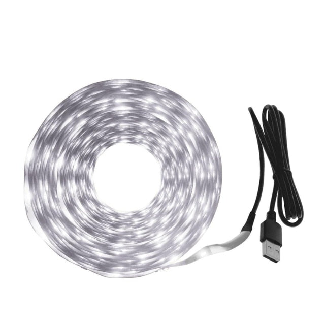 LED Strip Light USB 2835SMD DC5V Flexible LED Lamp Tape Ribbon RGB 1M 2M 3M 4M 5M TV Desktop Screen BackLight Diode Tape