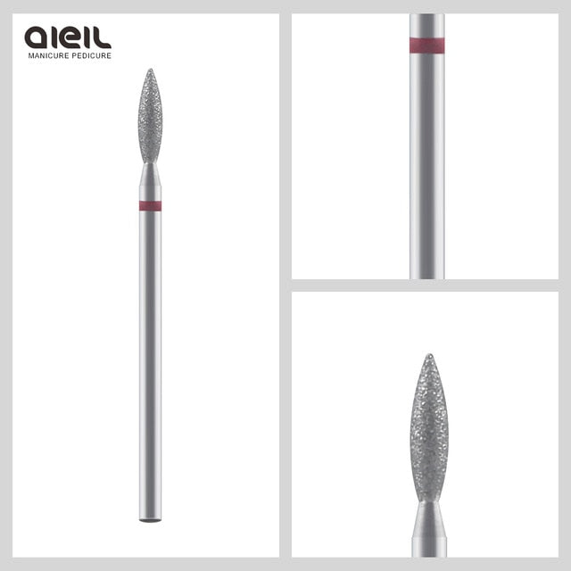 Diamond Nail Drill Milling Cutter Nail Art Drill Bit Cuticle Clean Cutter for Manicure Nail Files Electric Mills Burr Nail Tool