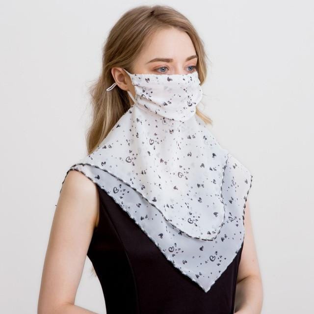 2020 new Bandana Chiffon scarf Women Brand Summer Wraps Floral fashion Neck Scarves
