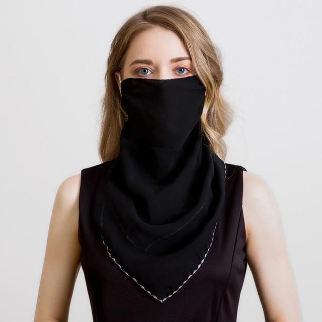 2020 new Bandana Chiffon scarf Women Brand Summer Wraps Floral fashion Neck Scarves