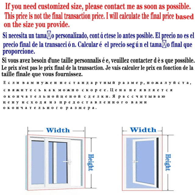 Insect Window Screen Mesh,Indoor Anti Fly Curtain Tulle Summer Invisible Anti-Mosquito Removable Washable Customize Screen Net