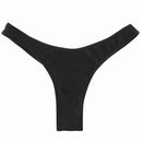 Classic Cut Short Bottoms Biquini Swim Ladies Swimsuit Women Briefs Bikini Bottom Side Ties Brazilian Thong Swimsuit 5Size