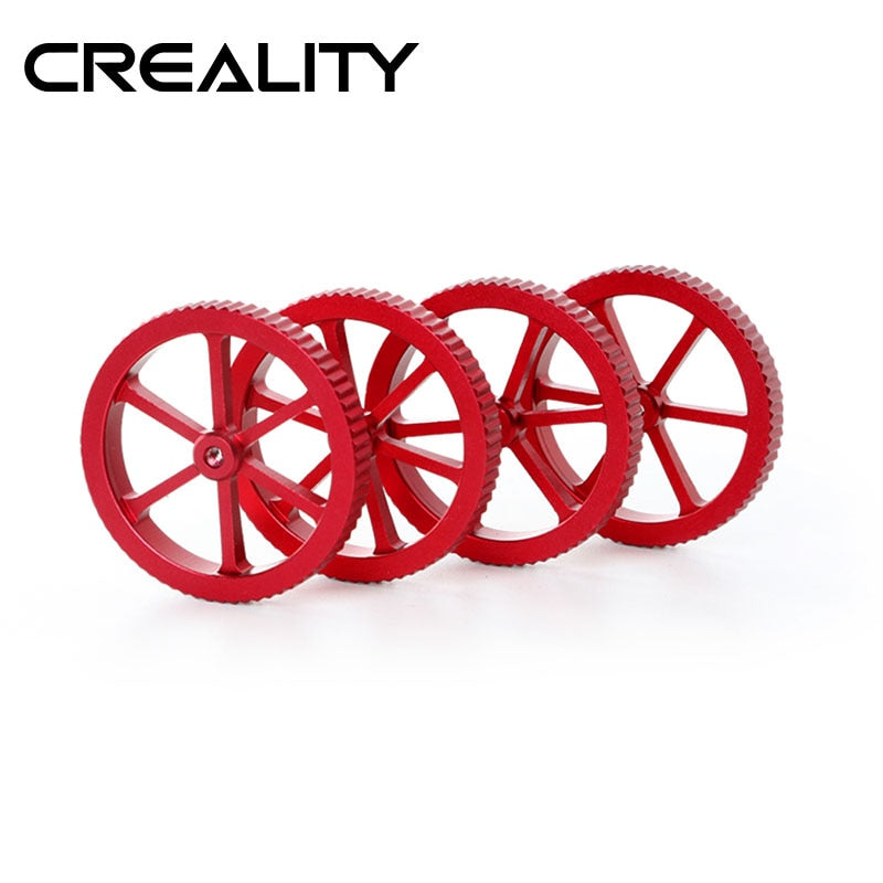 CREALITY 3D Printer Accessories 4Pcs/LotNew Large Red Hand Twist Leveling Nut Spring (Optional) For CREALITY 3D Printer