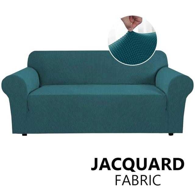 Jacquard Stretch Sofa Cover for Living Room Elastic Sofa Slipcover Sectional Couch Cover Furniture Protector 1/2/3/4 Seater