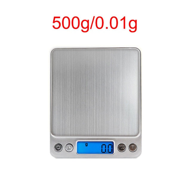 0.01g/0.1g Precision LCD Digital Scales 500g/3000g Mini Electronic Grams Weight Balance Scale for Tea Baking Weighing Scale