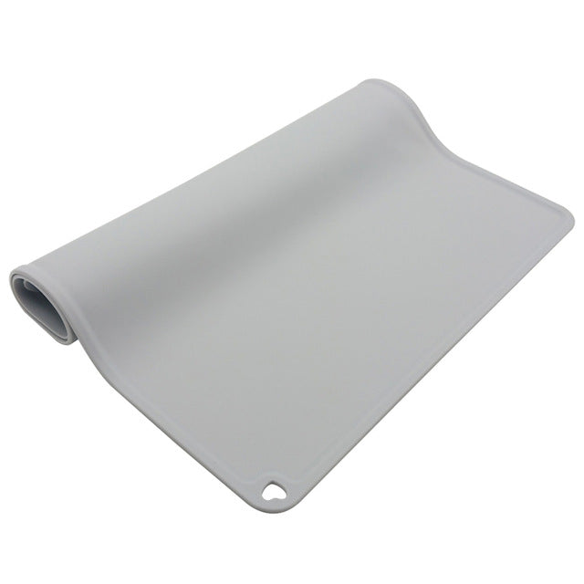 Quality Waterproof Non-slip Pet Mat for cat Color Silicone Pet Food Mat Pet Bowl Drinking Water Pad Dog Feeding Mat Easy Clean