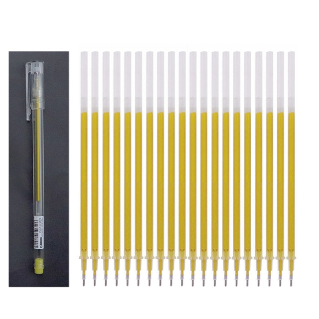 21pcs/set White Marker Pens 0.6mm Waterproof Highlighter Paint Marker Pen Sketch Drawing Art Markers Comic Design Fine Liner Pen