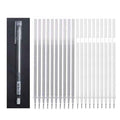21pcs/set White Marker Pens 0.6mm Waterproof Highlighter Paint Marker Pen Sketch Drawing Art Markers Comic Design Fine Liner Pen