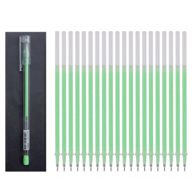 21pcs/set White Marker Pens 0.6mm Waterproof Highlighter Paint Marker Pen Sketch Drawing Art Markers Comic Design Fine Liner Pen