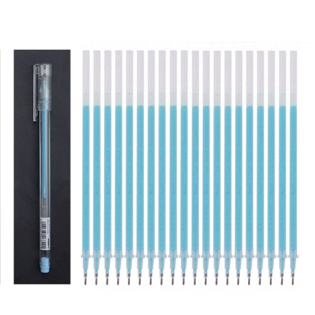 21pcs/set White Marker Pens 0.6mm Waterproof Highlighter Paint Marker Pen Sketch Drawing Art Markers Comic Design Fine Liner Pen