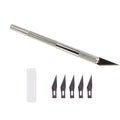 Non-Slip Metal Scalpel Knife Tools Kit Cutter Engraving Craft knives + 40pcs Blades Mobile Phone PCB DIY Repair Hand Tools