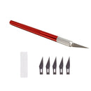 Non-Slip Metal Scalpel Knife Tools Kit Cutter Engraving Craft knives + 40pcs Blades Mobile Phone PCB DIY Repair Hand Tools