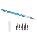 Non-Slip Metal Scalpel Knife Tools Kit Cutter Engraving Craft knives + 40pcs Blades Mobile Phone PCB DIY Repair Hand Tools