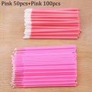 50pcs Disposable Eyelashes brush Individual Lash Removing Cleaning  Mascara Applicator Makeup Brushes For Eyelash Extension Tool