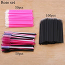 50pcs Disposable Eyelashes brush Individual Lash Removing Cleaning  Mascara Applicator Makeup Brushes For Eyelash Extension Tool