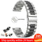 18mm 22mm 20mm 24mm Watch Band Strap For Samsung Galaxy 3 Watch 42 46mm GEAR S3 Active2 Classic quick release Stainless Steel