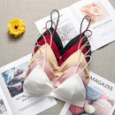 DeRuiLaDy Seamless Soft Bras for Women Underwear Thin Strap Wireless Push Up Bra Backless Comfort Bralette Top Sexy Lingerie