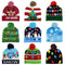 LED Christmas Hat Sweater Knitted Beanie Christmas Light Up Knitted Hat Christmas Gift for Kids Xmas 2022New Year Decorations