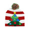 LED Christmas Hat Sweater Knitted Beanie Christmas Light Up Knitted Hat Christmas Gift for Kids Xmas 2022New Year Decorations