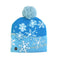 LED Christmas Hat Sweater Knitted Beanie Christmas Light Up Knitted Hat Christmas Gift for Kids Xmas 2022New Year Decorations