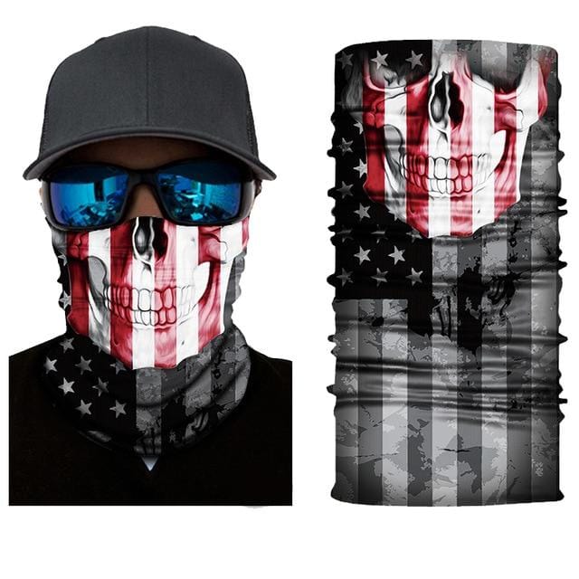 Movie Clown Anime Skull Seamless Balaclava Halloween Magic Scarf Headwear Sports Bandanas Men Cycling Hiking Scarf Neck Gaiter