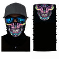 Movie Clown Anime Skull Seamless Balaclava Halloween Magic Scarf Headwear Sports Bandanas Men Cycling Hiking Scarf Neck Gaiter