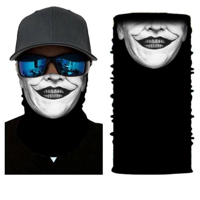 Movie Clown Anime Skull Seamless Balaclava Halloween Magic Scarf Headwear Sports Bandanas Men Cycling Hiking Scarf Neck Gaiter