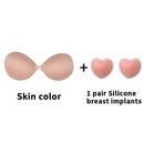 Sexy Sujetador Women's bra Invisible Push Up Bra Self-Adhesive Silicone Seamless Front Closure Sticky Backless Strapless Bra