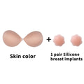 Sexy Sujetador Women's bra Invisible Push Up Bra Self-Adhesive Silicone Seamless Front Closure Sticky Backless Strapless Bra