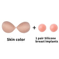 Sexy Sujetador Women's bra Invisible Push Up Bra Self-Adhesive Silicone Seamless Front Closure Sticky Backless Strapless Bra