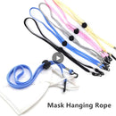 Face Mask Hanging Hook Mask Lanyard Hanging Rope Storage Hook Handy Convenient Holder Rope Antilost Antidrop Hanging Neck Rop