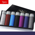 7PCS/Lot  Men Panties Shorts Underwear Boxer Shorts Men's sexy underwear High quality men's underwear Pouch