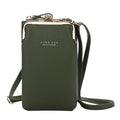 Brand Crossbody Bags Touch Screen Cell Phone Purse Bag Smartphone Wallet Metal Leather Shoulder Strap Handbag Women Bag