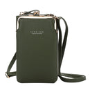 Brand Crossbody Bags Touch Screen Cell Phone Purse Bag Smartphone Wallet Metal Leather Shoulder Strap Handbag Women Bag