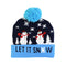 LED Christmas Hat Sweater Knitted Beanie Christmas Light Up Knitted Hat Christmas Gift for Kids Xmas 2022New Year Decorations