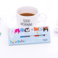 Kawaii Memo Pad Bookmarks Creative Cute Cat Panda Sticky Notes index Posted It Planner Stationery School Supplies Paper Stickers