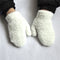 Warmom Plush Thick Warm Baby Gloves Winter Plus Velvet Mittens Children Kid Coral Fleece Full Finger Gloves For 1-4Y Kids Gloves