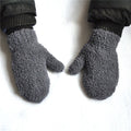 Warmom Plush Thick Warm Baby Gloves Winter Plus Velvet Mittens Children Kid Coral Fleece Full Finger Gloves For 1-4Y Kids Gloves