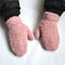Warmom Plush Thick Warm Baby Gloves Winter Plus Velvet Mittens Children Kid Coral Fleece Full Finger Gloves For 1-4Y Kids Gloves