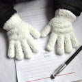 Warmom Plush Thick Warm Baby Gloves Winter Plus Velvet Mittens Children Kid Coral Fleece Full Finger Gloves For 1-4Y Kids Gloves