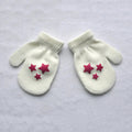 Warmom Plush Thick Warm Baby Gloves Winter Plus Velvet Mittens Children Kid Coral Fleece Full Finger Gloves For 1-4Y Kids Gloves