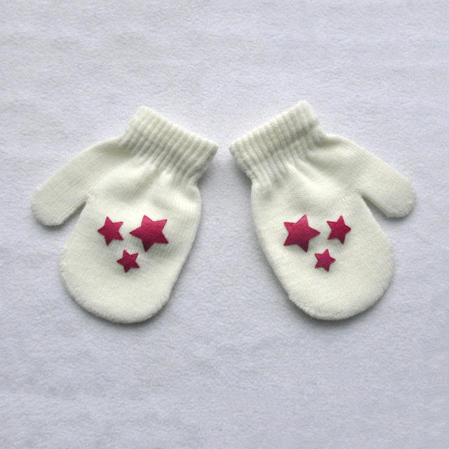 Warmom Plush Thick Warm Baby Gloves Winter Plus Velvet Mittens Children Kid Coral Fleece Full Finger Gloves For 1-4Y Kids Gloves