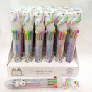 Cute Unicorn Power 10 Colors Chunky Ballpoint Pen Kawaii Rollerball Pen School Office Supply Gift Stationery Papelaria Escolar