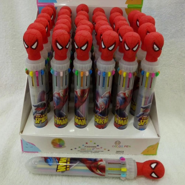 Cute Unicorn Power 10 Colors Chunky Ballpoint Pen Kawaii Rollerball Pen School Office Supply Gift Stationery Papelaria Escolar