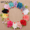 Cute 22 Colors Fashion Baby Girls Mini Chiffon Flowers Hair Clips Sweet Children Hairpins for Kids Hair Accessories