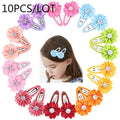 Cute 22 Colors Fashion Baby Girls Mini Chiffon Flowers Hair Clips Sweet Children Hairpins for Kids Hair Accessories